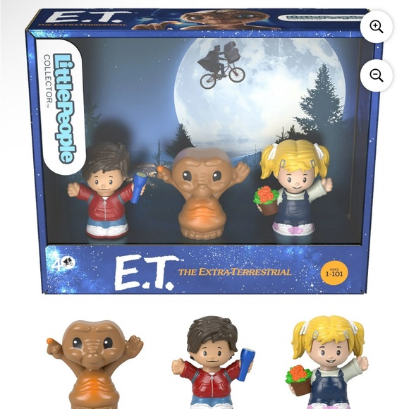 Little People Other - Little People Collector E.T. Extra Terrestrial Special Edition Figure Set NIB